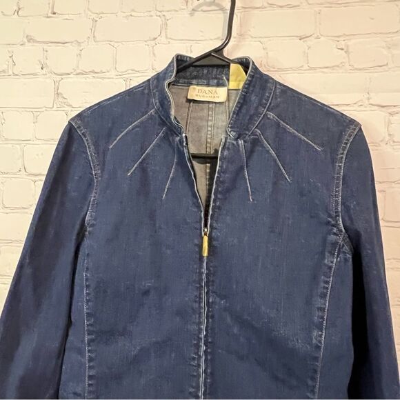 Vintage Dana Buchman Jean Jacket size 4 - Picture 2 of 6